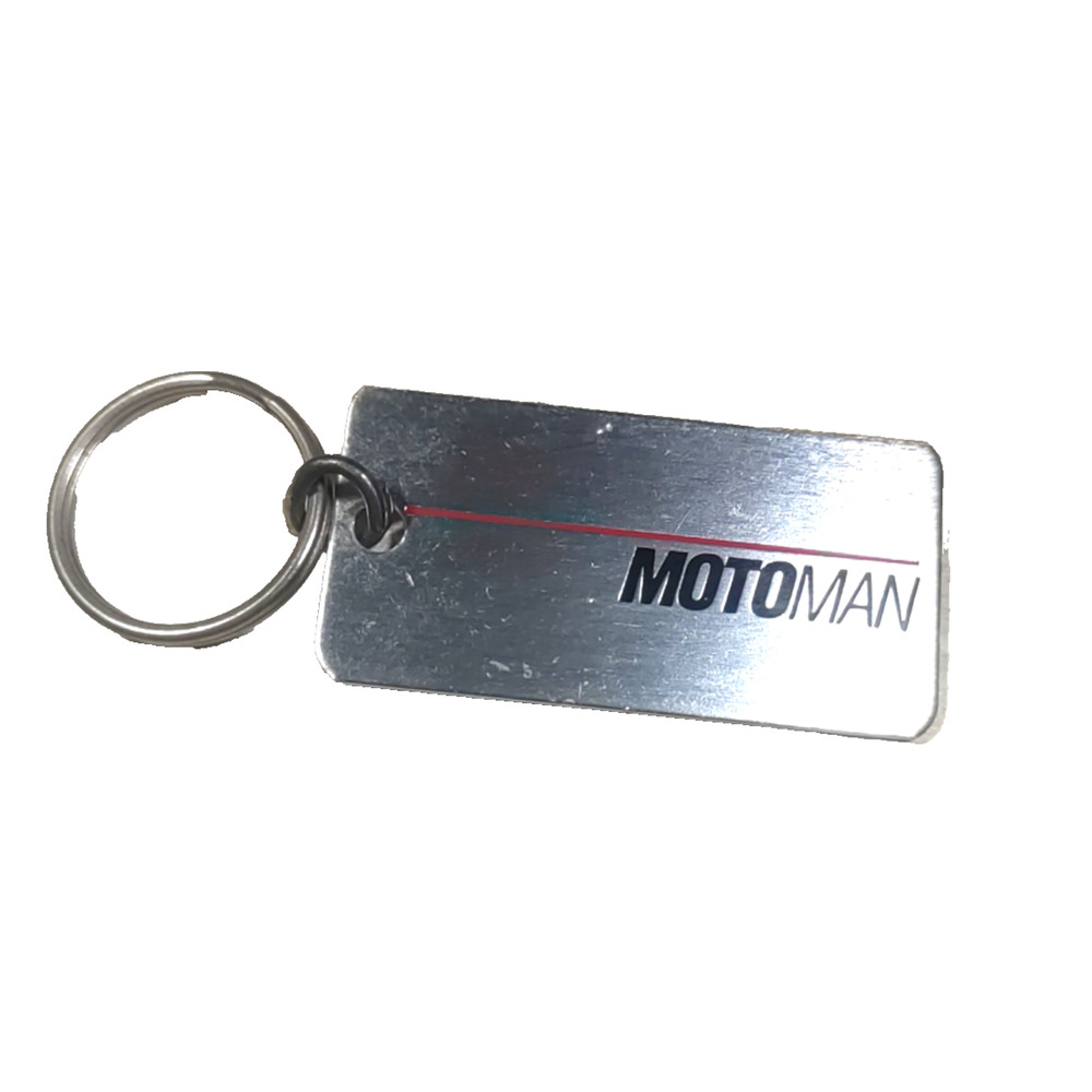 Moto man Robotics Stainless Steel Keychain Tag